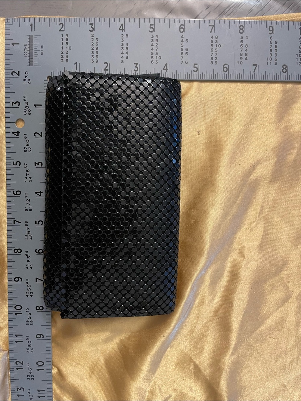 Black Sequin Evening Clutch NEW - Picture 2 of 8